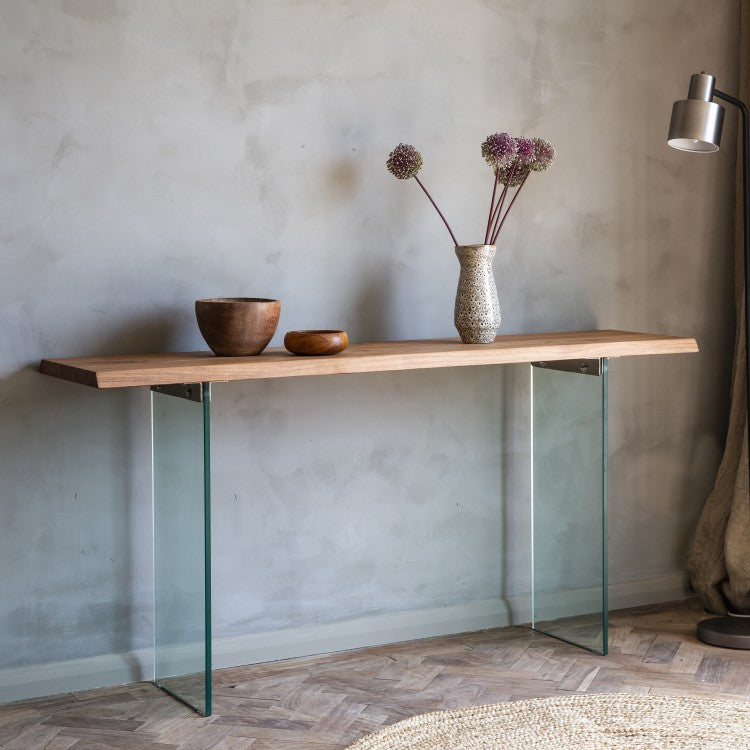 Product photograph of Gallery Interiors Ferndale Console Table from Olivia's.