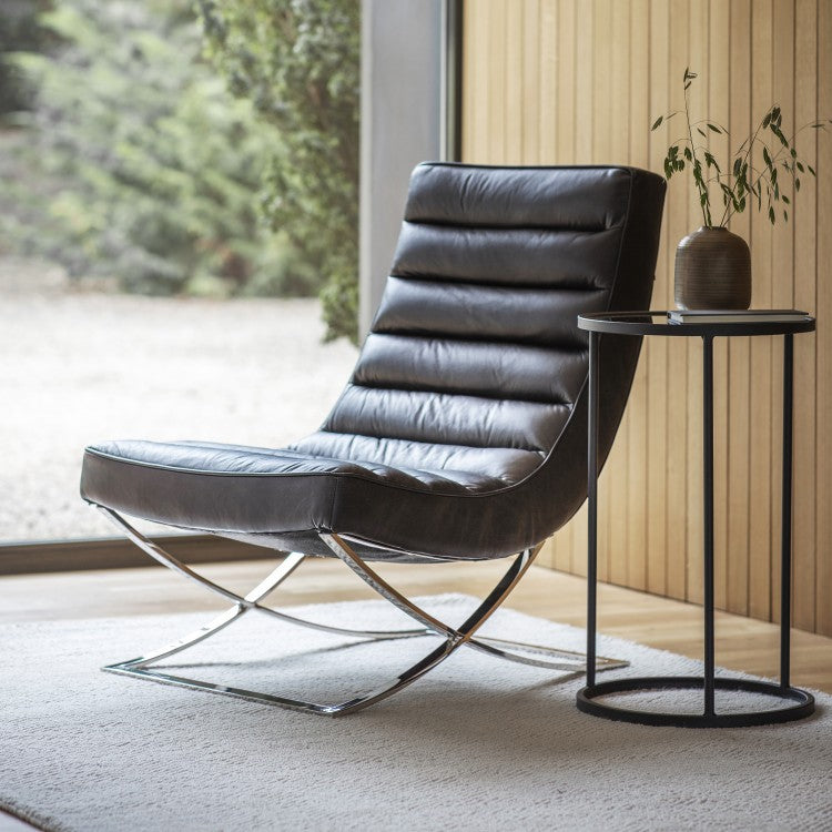 Gallery Direct Cassino Black Occasional Chair