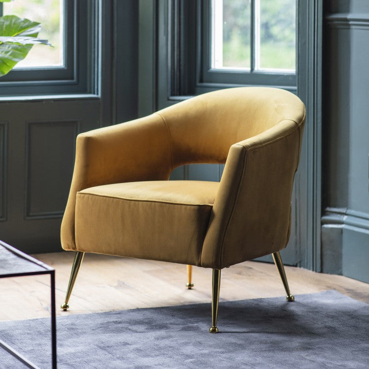 Gallery Direct Gold Barletta Occasional Chair