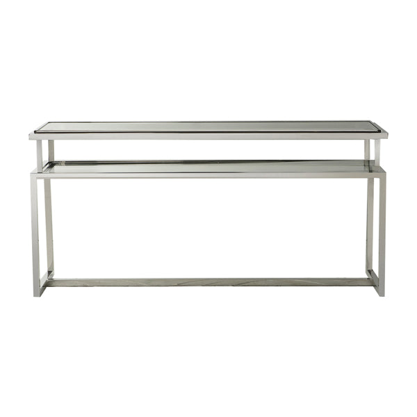 Gallery Direct Salerno Console Table Silver