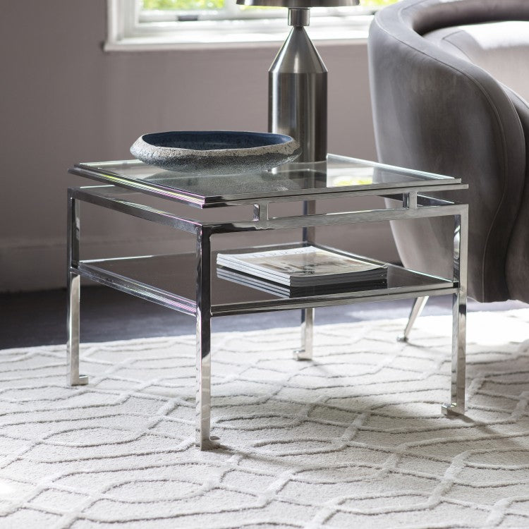 Gallery Direct Cosenza Large Side Table Silver