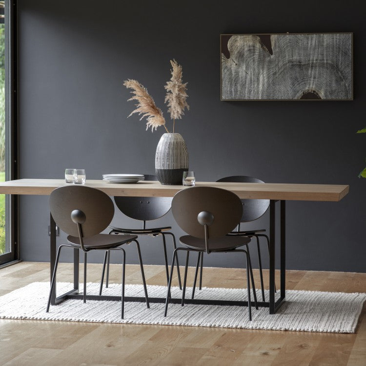 Gallery Direct Forden 6 Seater Dining Table Grey