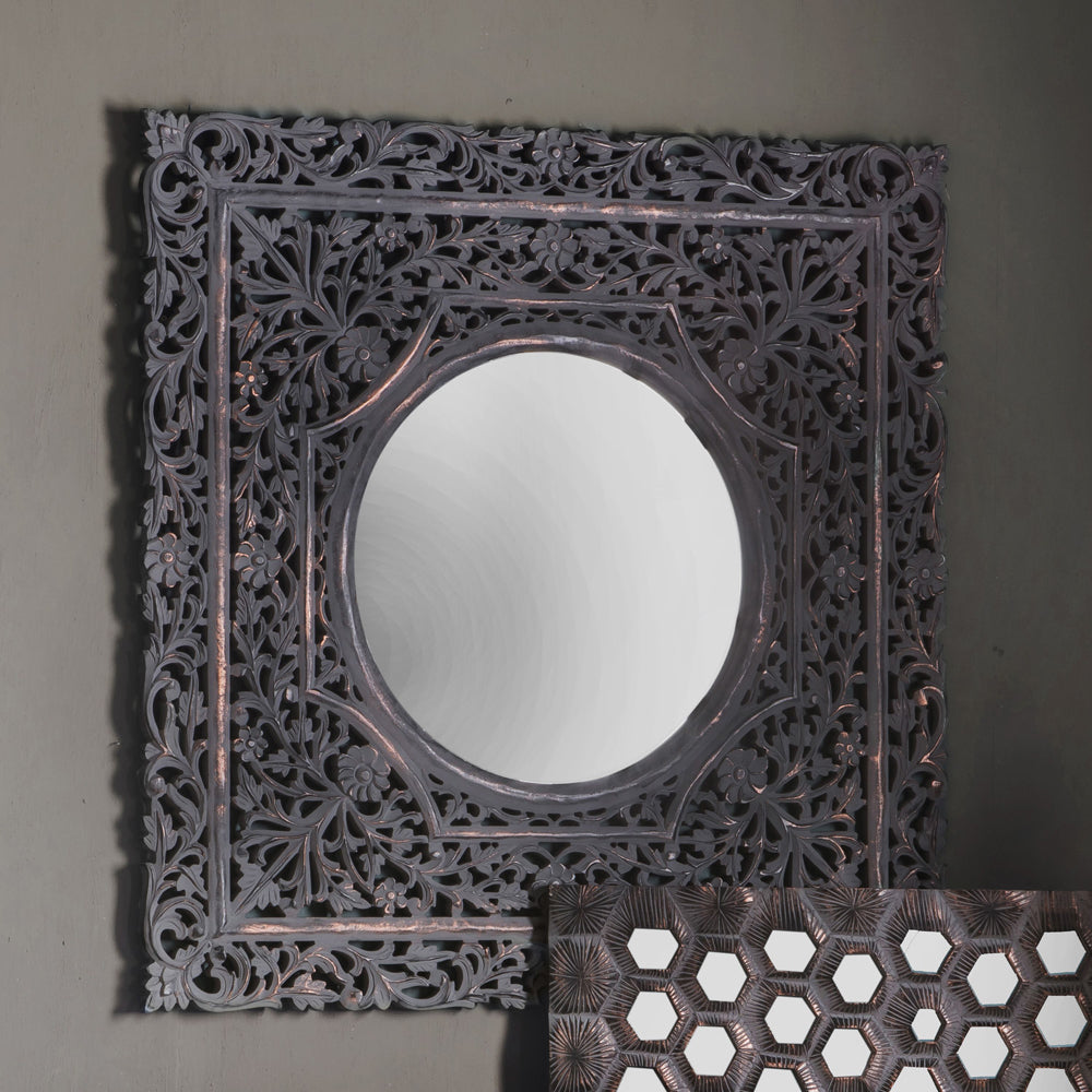 Product photograph of Gallery Interiors Korak Mirror from Olivia's.