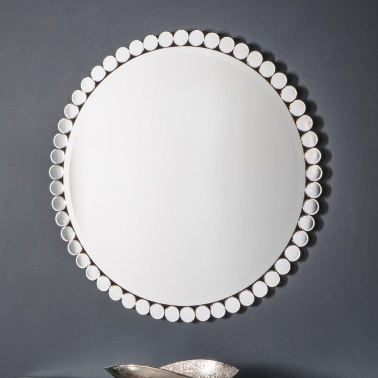 Product photograph of Gallery Interiors Linz Mirror Small from Olivia's.