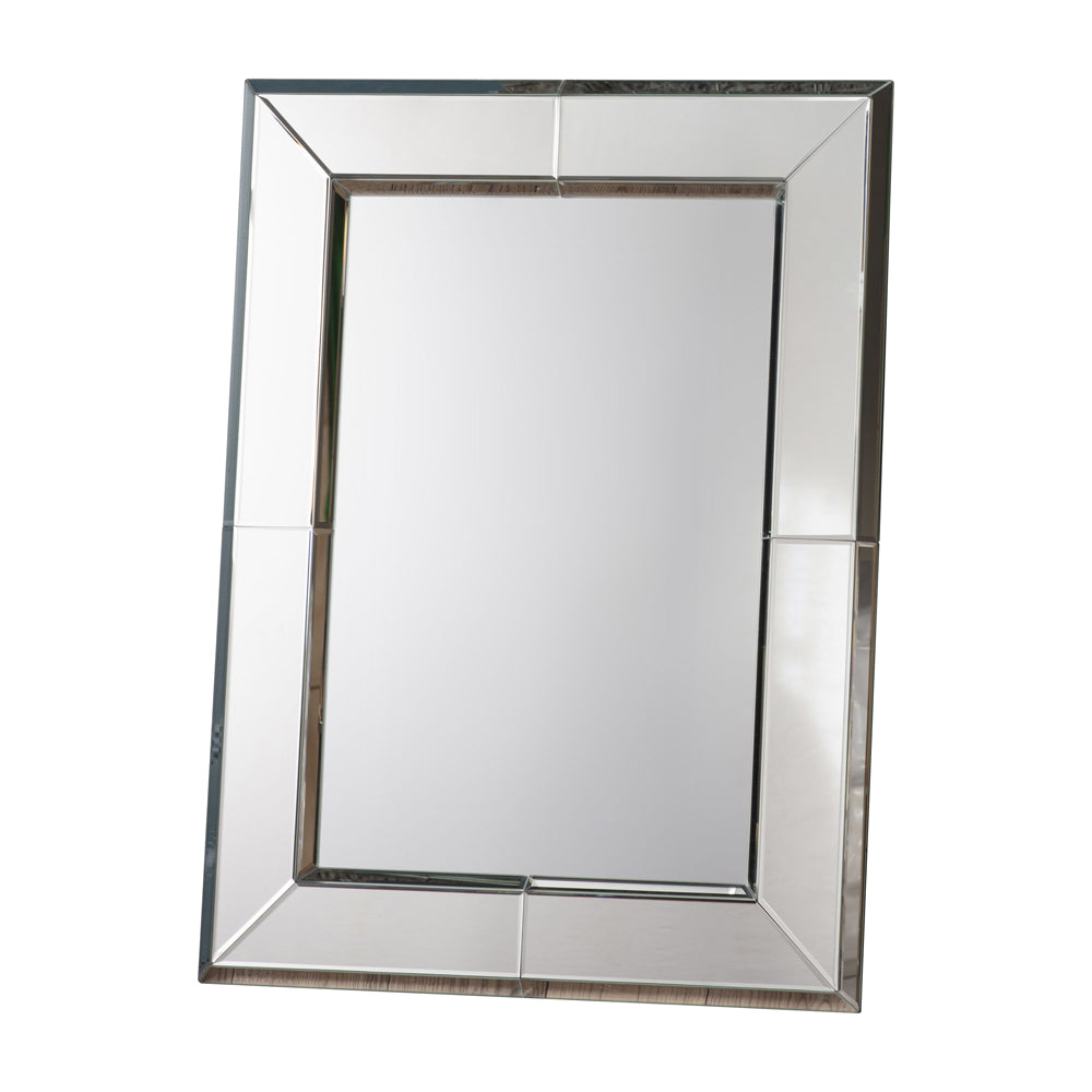 Product photograph of Gallery Interiors Vienna Mirror Silver Octagon from Olivia's.