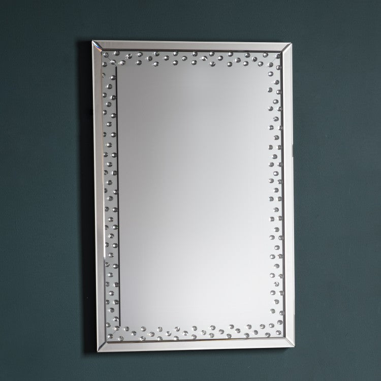 Gallery Interiors Eastmoore Silver Mirror Rectangle