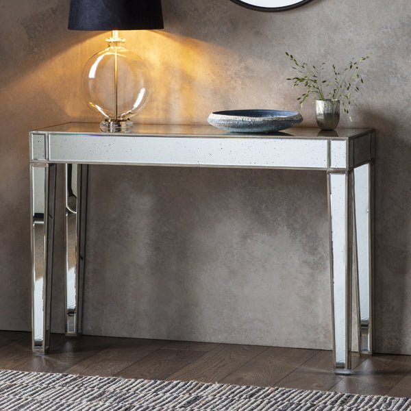 Product photograph of Gallery Interiors Pattington Mirror Console Table from Olivia's