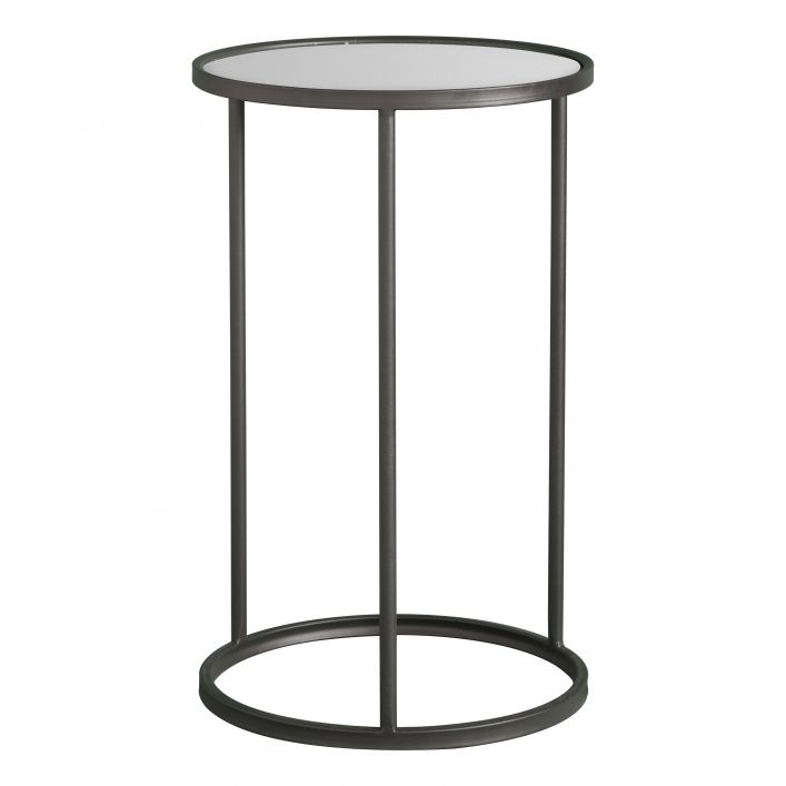 Product photograph of Gallery Interiors Hutton Side Table In Black from Olivia's