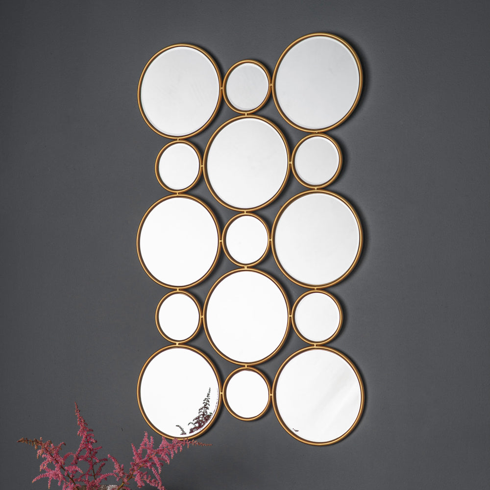 Product photograph of Gallery Interiors Lincoln Circles Mirror from Olivia's.