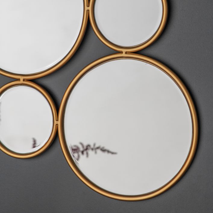 Product photograph of Gallery Interiors Lincoln Circles Mirror from Olivia's.