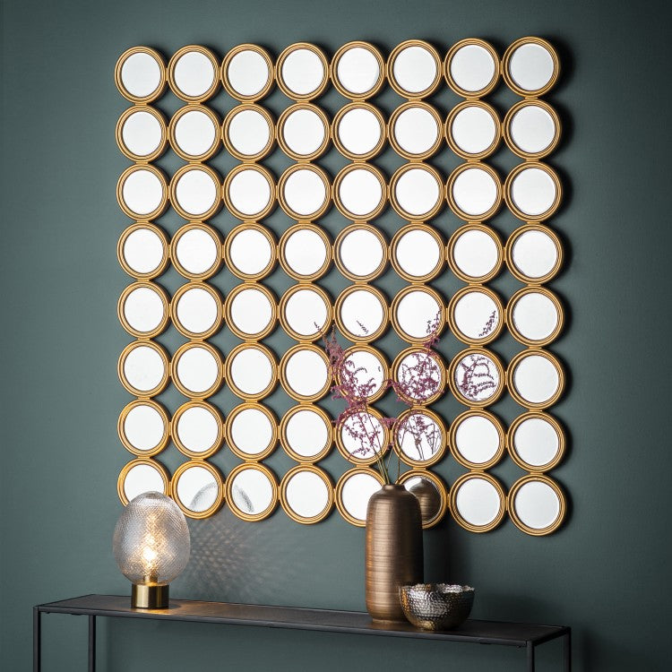 Product photograph of Gallery Interiors Carrington Circles Mirror from Olivia's.