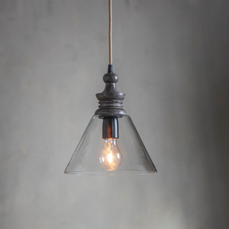 Product photograph of Gallery Interiors Kerala 1 Pendant Light Outlet from Olivia's