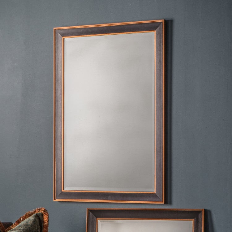 Gallery Interiors Daltry Mirror Black Large