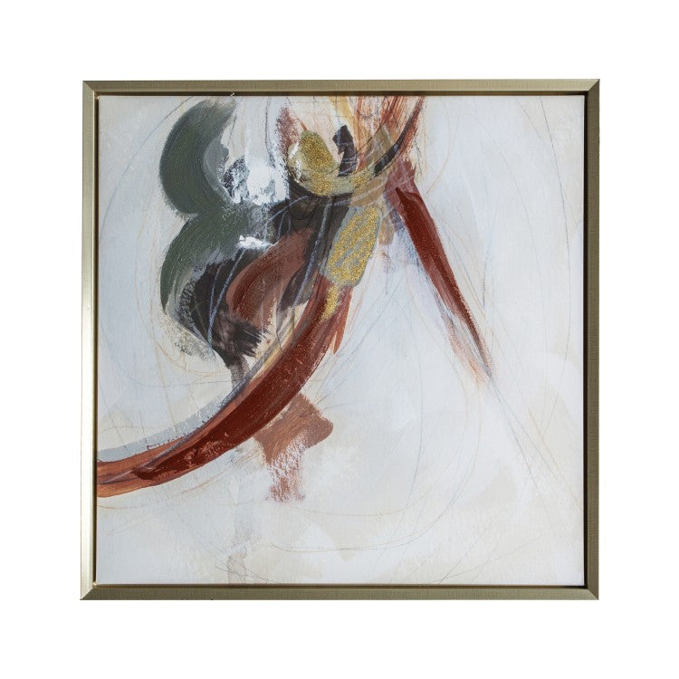 Product photograph of Gallery Interiors Kenbu Abstract Framed Canvas from Olivia's
