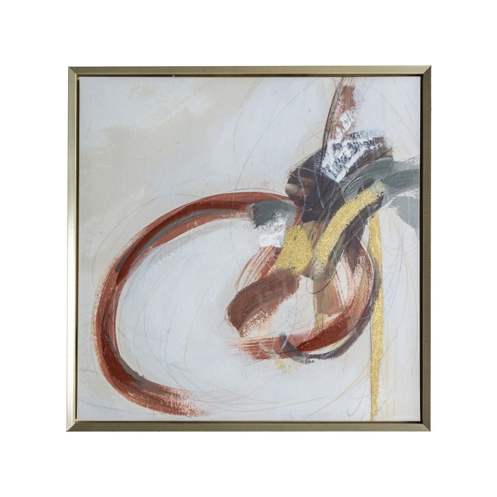 Product photograph of Gallery Interiors Shibu Abstract Framed Canvas from Olivia's.