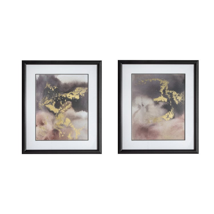 Product photograph of Gallery Interiors Set Of 2 Evening Shimmer Framed Art from Olivia's