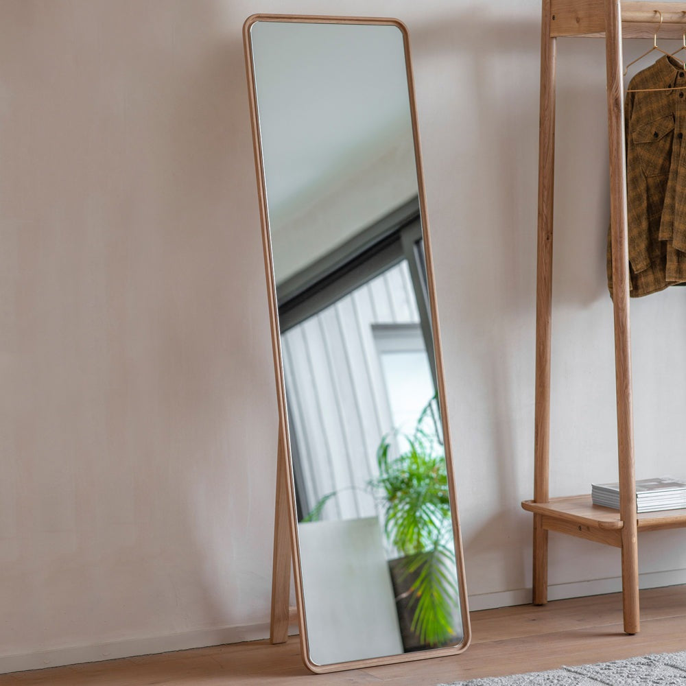 Product photograph of Gallery Interiors Kingham Cheval Mirror from Olivia's