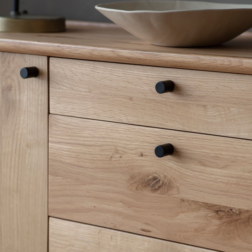 Product photograph of Gallery Interiors Kingham 2 Door 3 Drawer Sideboard from Olivia's.