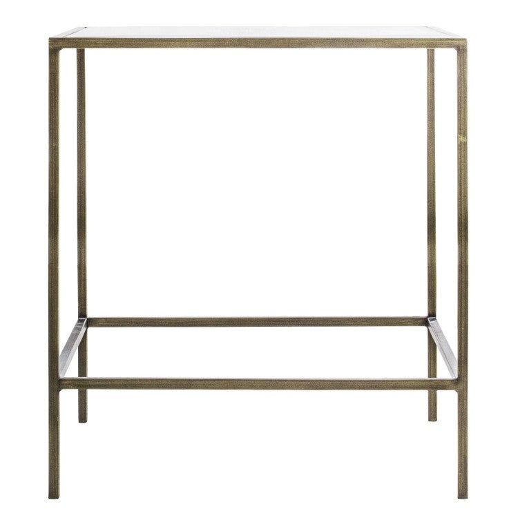 Product photograph of Gallery Interiors Rothbury Side Table Champagne from Olivia's