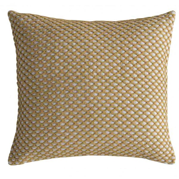 Product photograph of Gallery Interiors Bolivia Cushion In Ochre from Olivia's