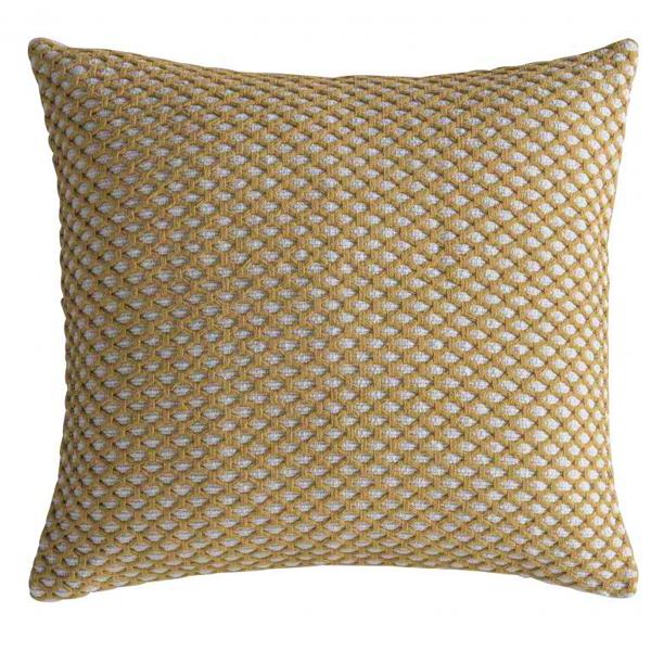 Gallery Interiors Bolivia Cushion In Ochre Outlet