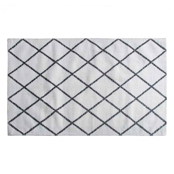 Gallery Interiors Kenza Rug Cream Charcoal Large
