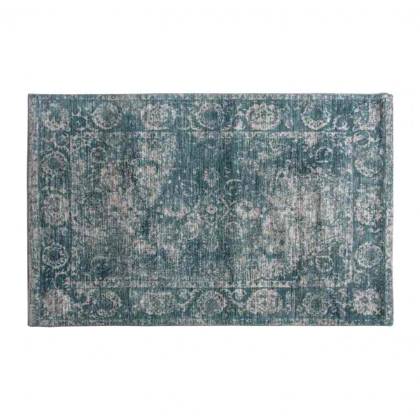 Product photograph of Gallery Interiors Minott Rug - Issue With Colour Dark Teal Xl from Olivia's