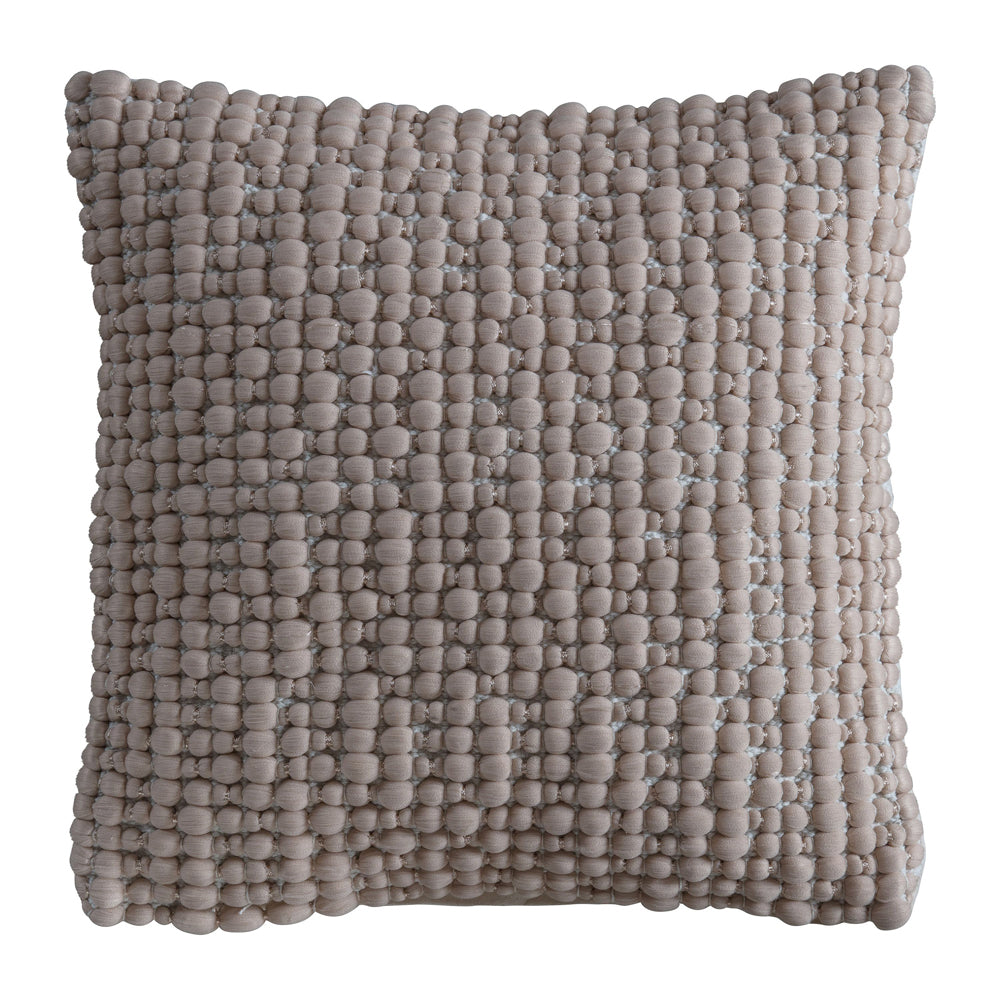 Product photograph of Gallery Interiors Textured Bobble Cushion from Olivia's.