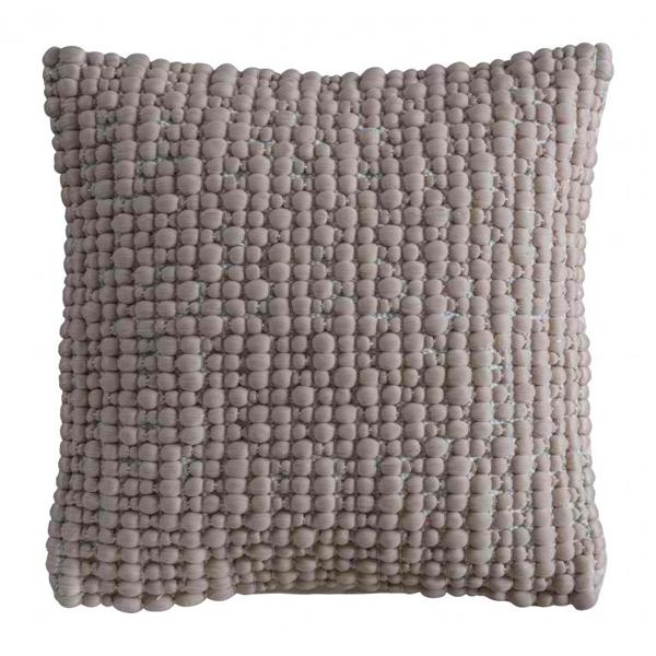 Gallery Interiors Textured Bobble Cushion Outlet