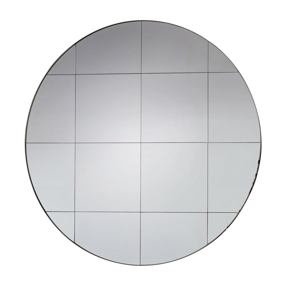 Product photograph of Gallery Interiors Boxley Silver Mirror from Olivia's.