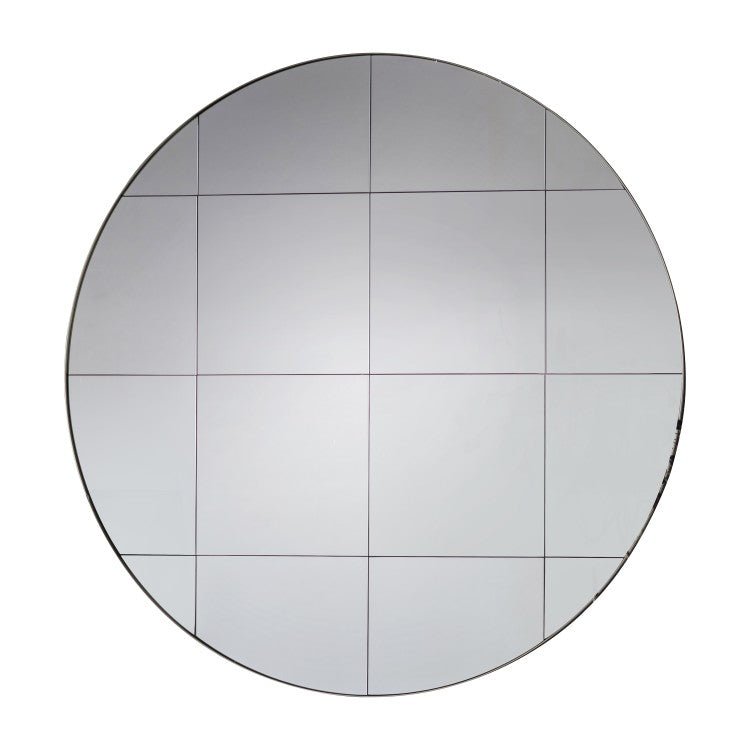 Product photograph of Gallery Interiors Boxley Silver Mirror from Olivia's