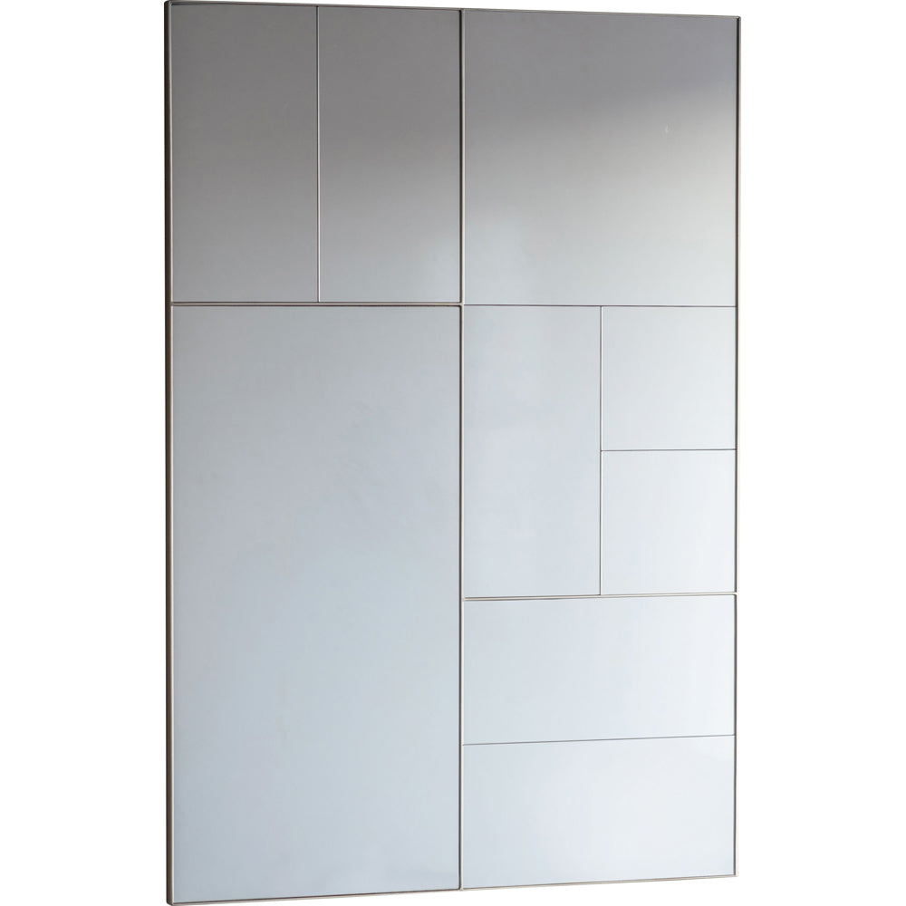 Product photograph of Gallery Interiors Broadheath Mirror Silver from Olivia's.