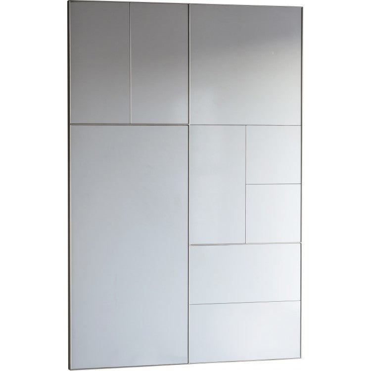 Product photograph of Gallery Interiors Broadheath Mirror Silver from Olivia's