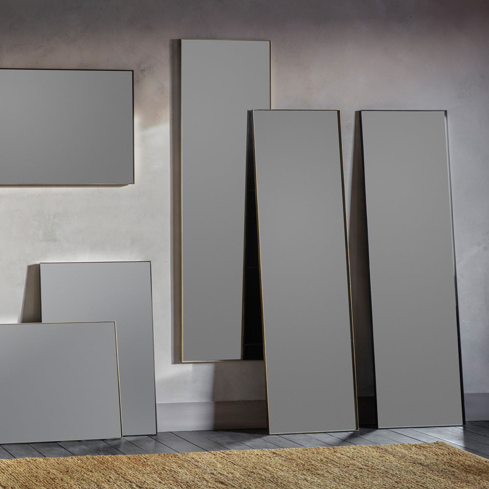 Product photograph of Gallery Interiors Hurston Leaner Mirror Bronze from Olivia's.