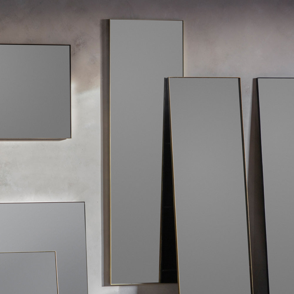 Product photograph of Gallery Interiors Hurston Leaner Mirror Bronze from Olivia's.