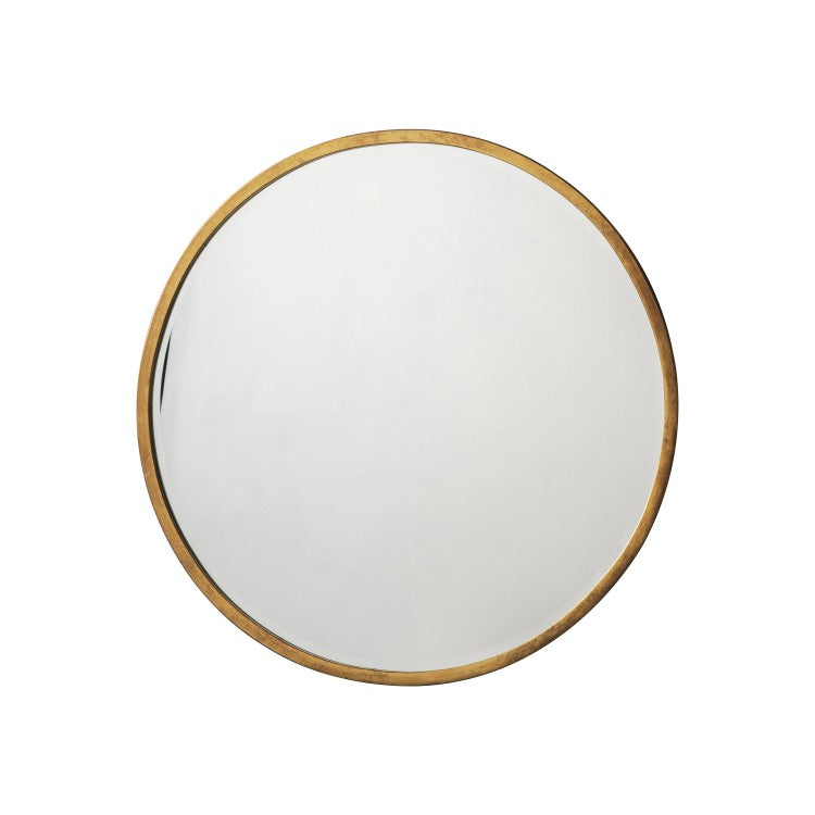 Gallery Interiors Higgins Mirror Outlet Antique Gold Large Round