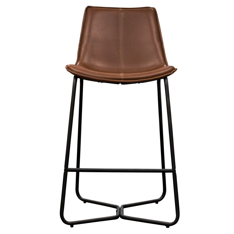 Product photograph of Gallery Interiors Set Of 2 Hawking Stool Brown from Olivia's