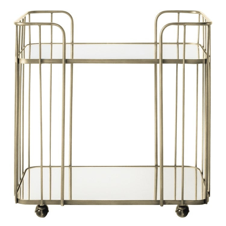 Product photograph of Gallery Interiors Verna Drinks Trolley from Olivia's