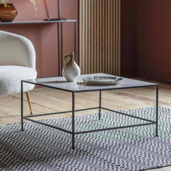 Product photograph of Gallery Interiors Mellieha Coffee Table In Light Grey from Olivia's.