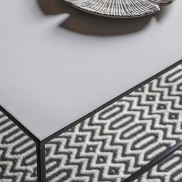 Product photograph of Gallery Interiors Mellieha Coffee Table In Light Grey from Olivia's.