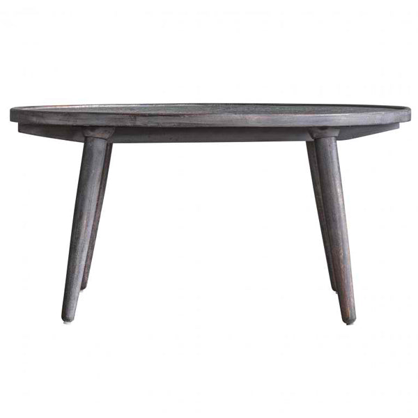 Gallery Interiors Agra Coffee Table In Grey Copper