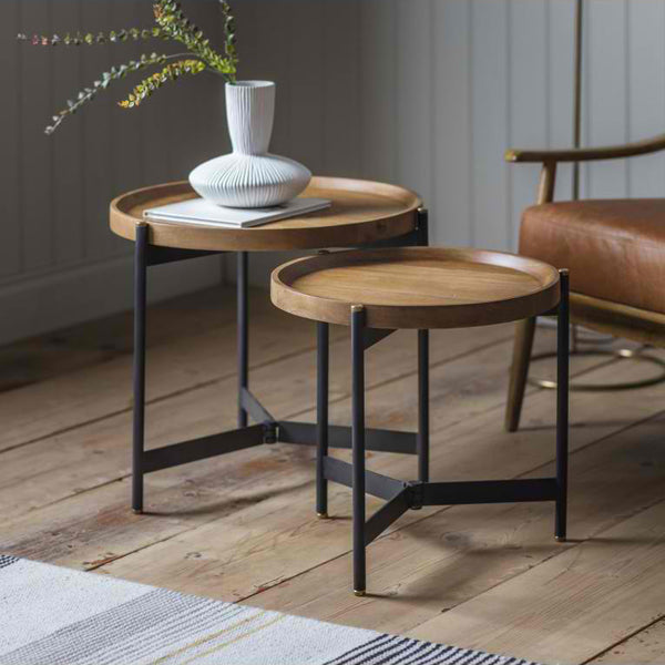 Product photograph of Gallery Interiors Dakota Nest Of Tables from Olivia's.