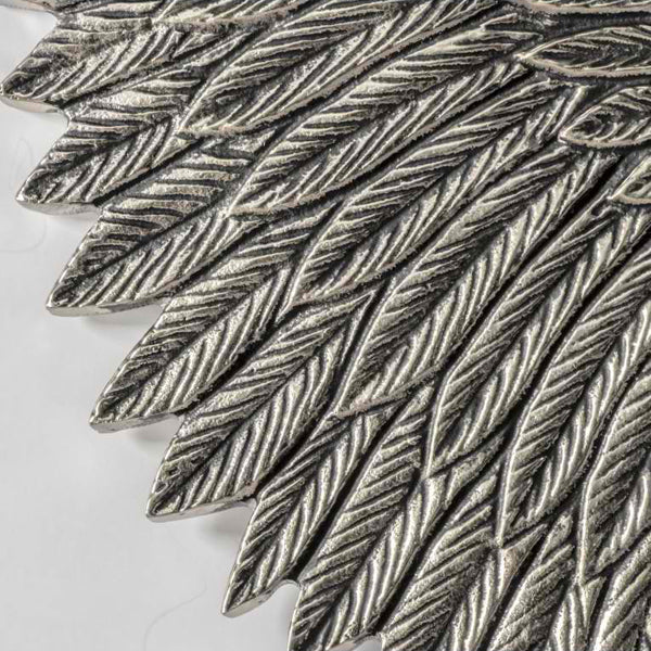 Product photograph of Gallery Interiors Paris Wings Sculpture In Nickel from Olivia's.