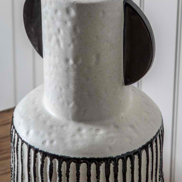 Product photograph of Gallery Interiors Seki Vase White Large from Olivia's.