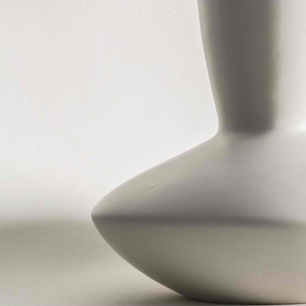 Product photograph of Gallery Interiors Kami Vase In White from Olivia's.