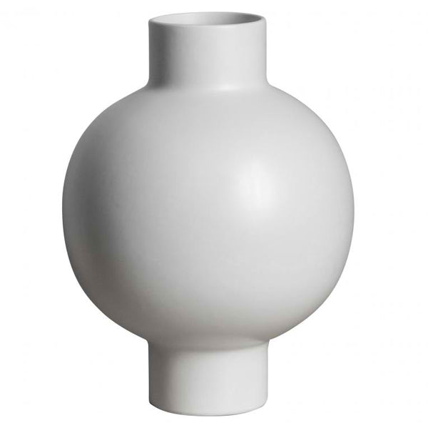 Product photograph of Gallery Interiors Oshima Vase Grey from Olivia's.