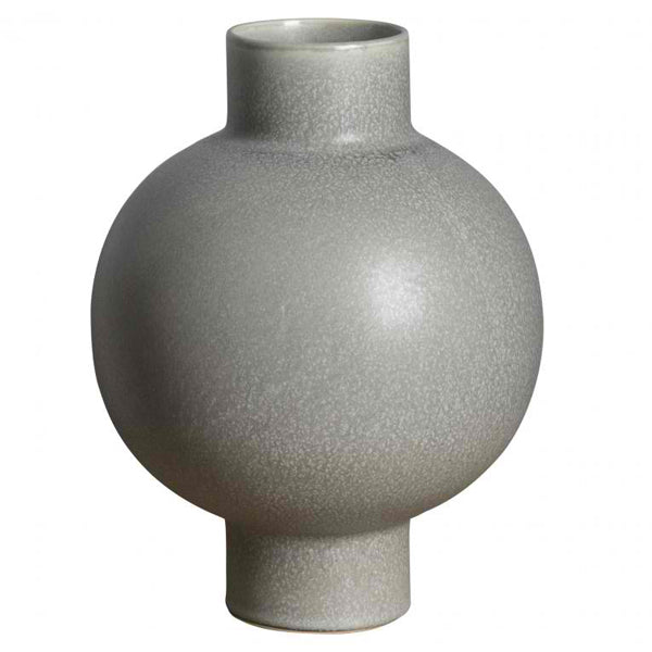 Product photograph of Gallery Interiors Oshima Vase Grey from Olivia's