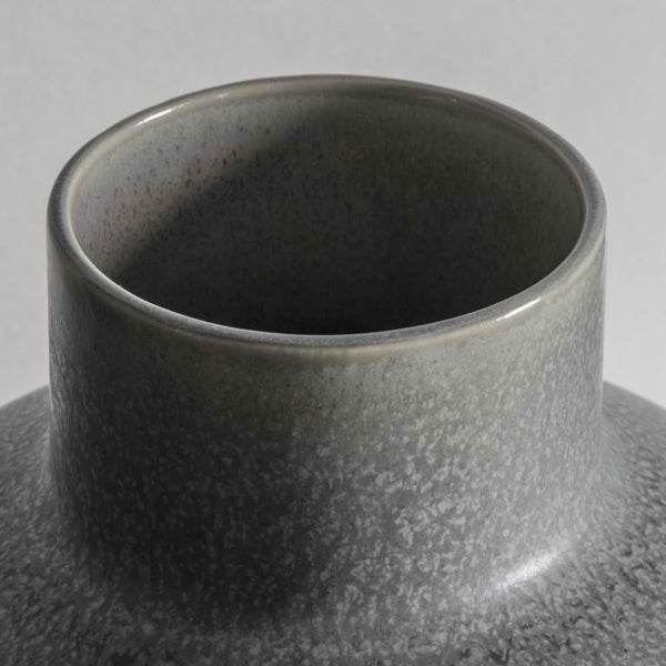 Product photograph of Gallery Interiors Oshima Vase Grey from Olivia's.