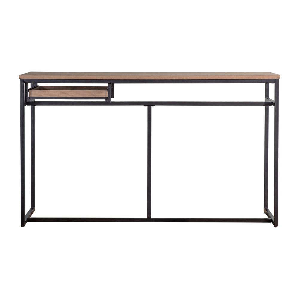 Product photograph of Gallery Interiors Forden Desk In Grey from Olivia's.