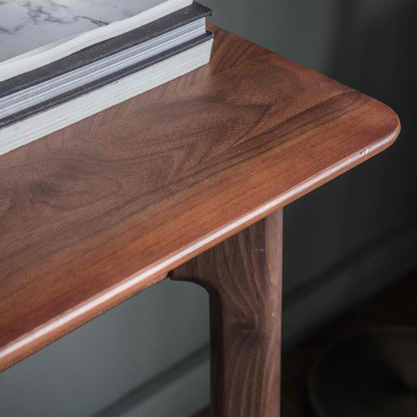 Product photograph of Gallery Interiors Madrid Desk In Walnut from Olivia's.